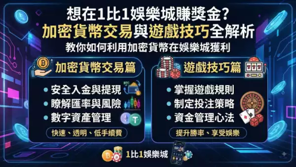想在1比1娛樂城賺獎金?加密貨幣交易與遊戲技巧全解析