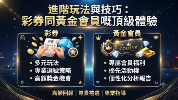 進階玩法與技巧：彩券同黃金會員嘅頂級體驗